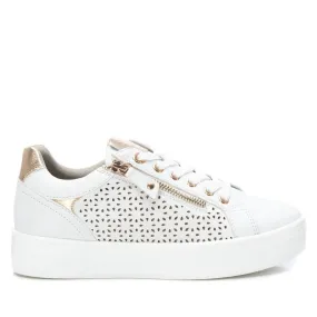 142229 Spanish Leather sneakers with cushioned sole in white